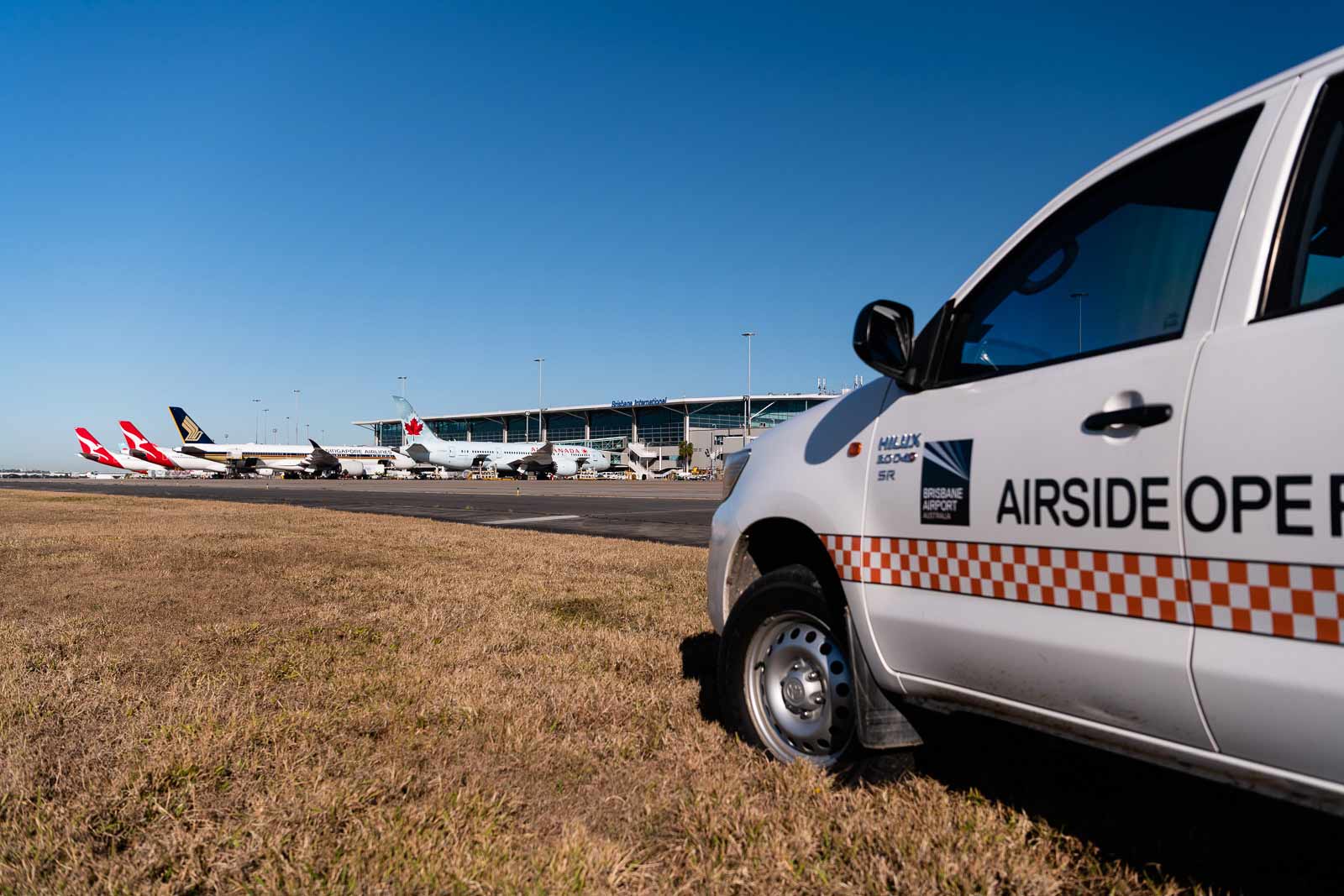 Airside Operations overlooking International Terminal