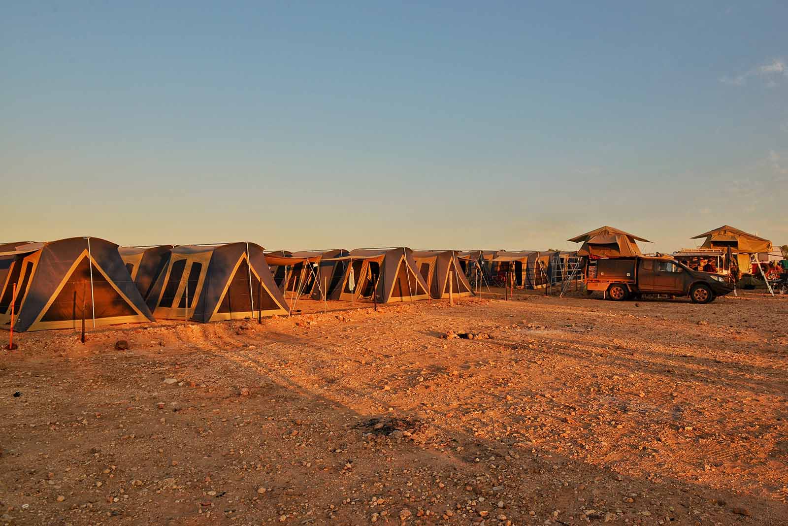 Tent City is the place to stay during the Birdsville Races | A bird's eye view of Birdsville