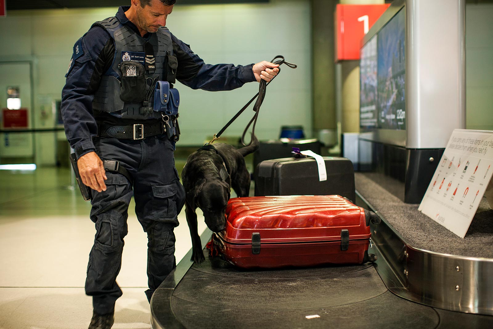 The AFP is the primary law enforcement agency at the nine major airports across the country