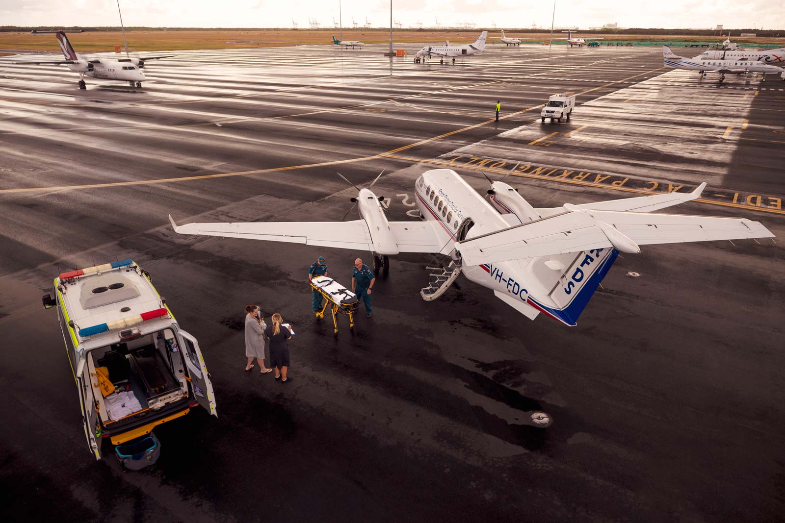 Royal Flying Doctor Service at Brisbane Airport