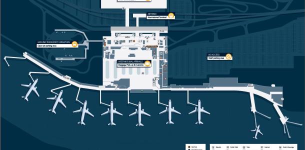 International Terminal Level 2 Map