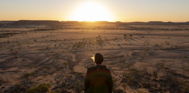 The view of Outback Queensland from Winton